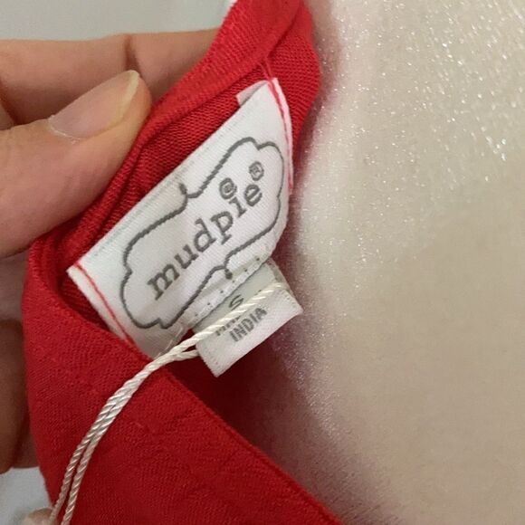 Mud Pie | Mimi Tiered Coral Maxi Dress NWT | S - Picture 11 of 12